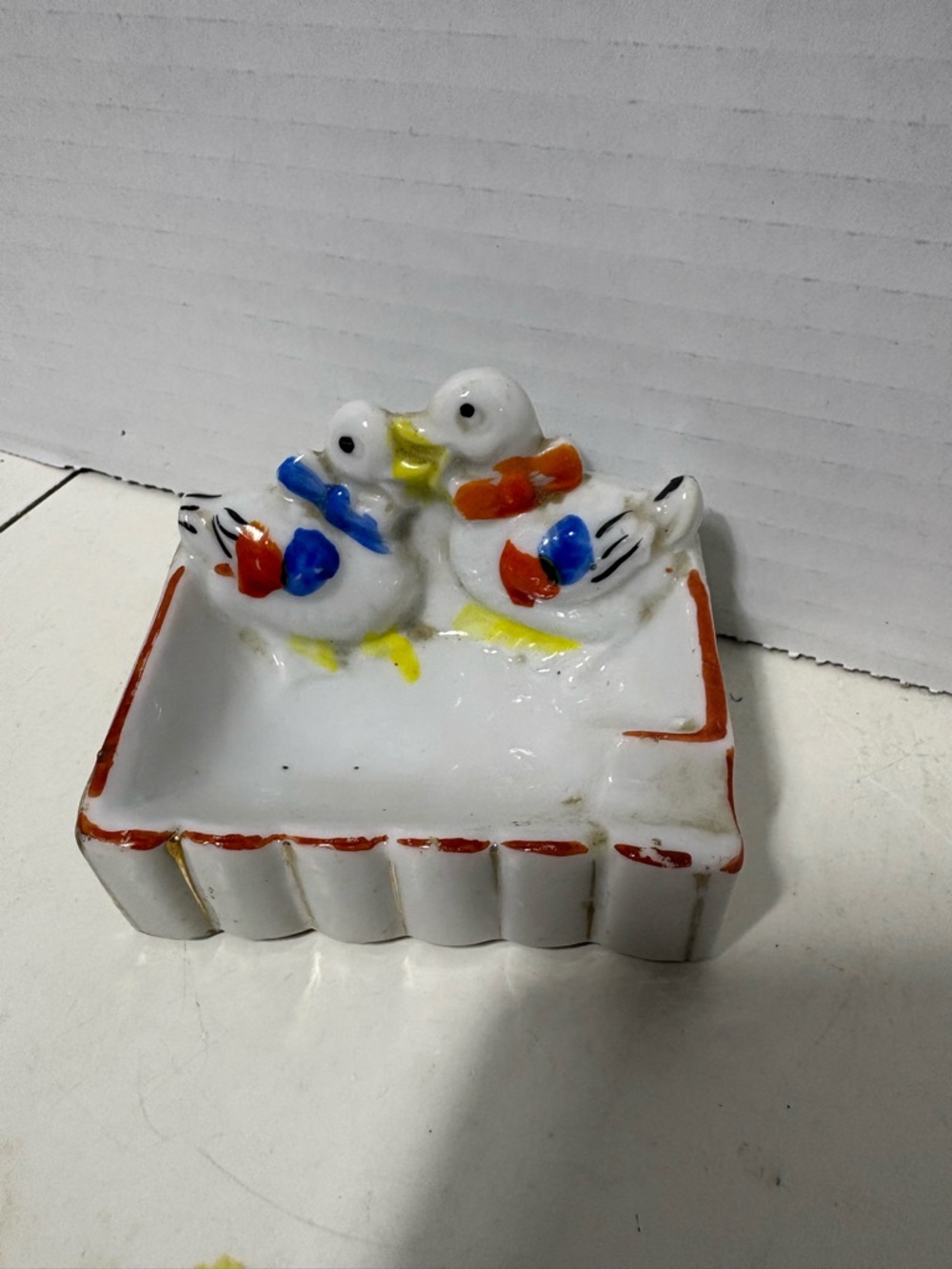 Vintage Ashtray featuring Ducks. Made in Japan 1960’s
